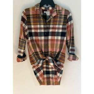EUC Madewell Fall Flannel Button Down XS